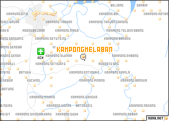 map of Kampong Melaban