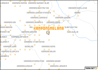 map of Kampong Melana