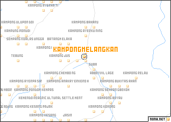 map of Kampong Melangkan