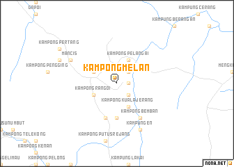 map of Kampong Melan