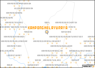 map of Kampong Melayu Raya