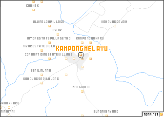 map of Kampong Melayu