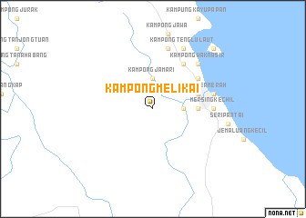 map of Kampong Melikai