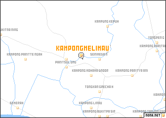 map of Kampong Melimau