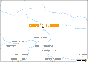 map of Kampong Melinsau