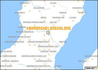 map of Kampong Melongkolong