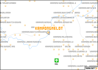 map of Kampong Melot