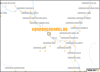 map of Kampong Mempelas