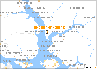 map of Kampong Mempuing