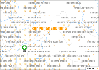 map of Kampong Menorong