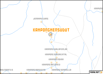 map of Kampong Mensudut