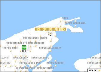 map of Kampong Mentiri