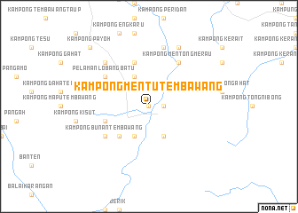 map of Kampong Mentu Tembawang