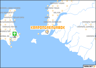 map of Kampong Menumbok