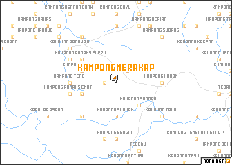 map of Kampong Merakap