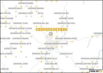 map of Kampong Merbah