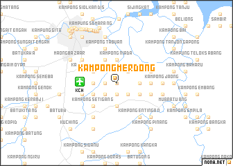 map of Kampong Merdong