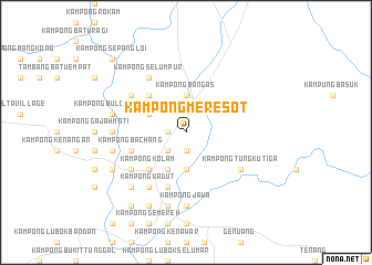 map of Kampong Meresot