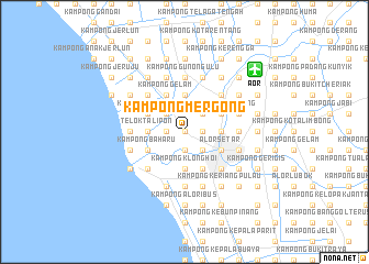 map of Kampong Mergong