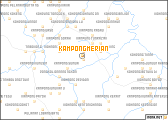 map of Kampong Merian