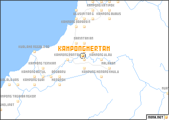 map of Kampong Mertam