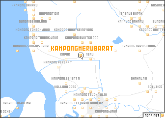 map of Kampong Meru Barat