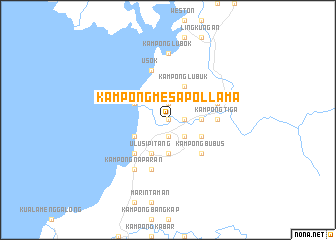 map of Kampong Mesapol Lama