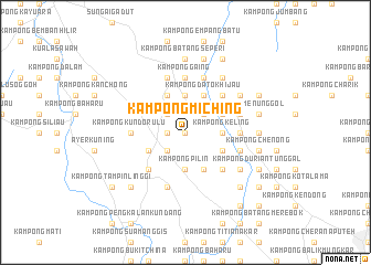 map of Kampong Miching