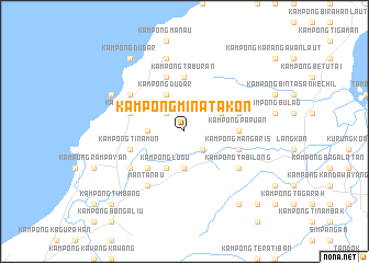 map of Kampong Minatakon