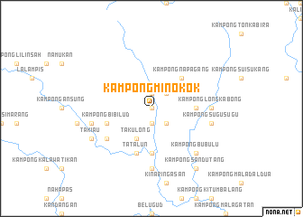 map of Kampong Minokok