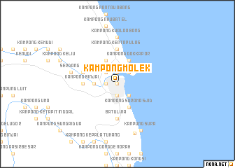 map of Kampong Molek