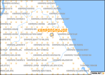 map of Kampong Mujor
