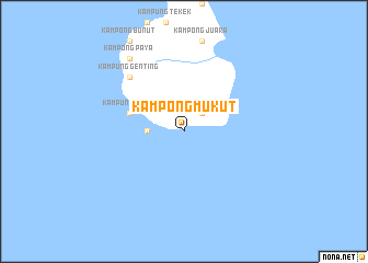 map of Kampong Mukut