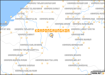 map of Kampong Mungkom