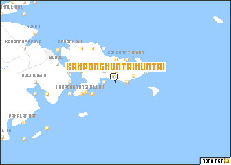 map of Kampong Muntai Muntai