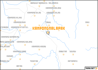 map of Kampong Nalapak