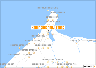 map of Kampong Nalitang