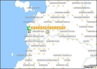 map of Kampong Nampasan