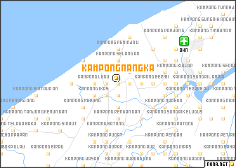 map of Kampong Nangka