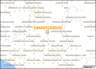 map of Kampong Naning