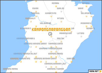 map of Kampong Narangdan