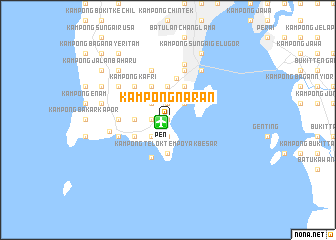 map of Kampong Naran