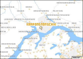 map of Kampong Nong Chik