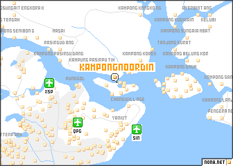 map of Kampong Noordin