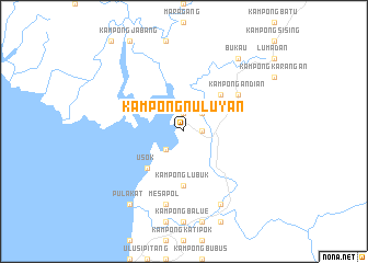 map of Kampong Nuluyan