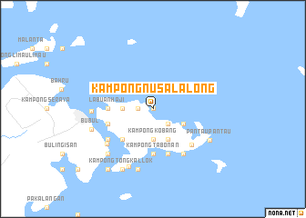 map of Kampong Nusalalong