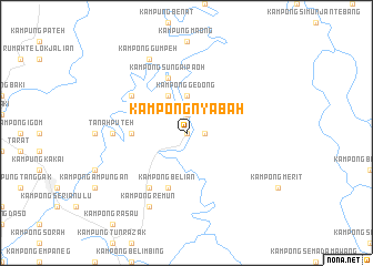map of Kampong Nyabah