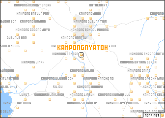 map of Kampong Nyatoh