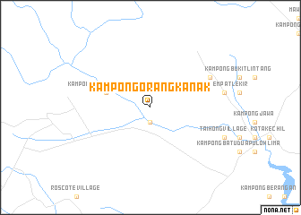 map of Kampong Orang Kanak