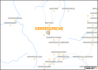 map of Kampong Pacho